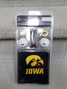 New Collegiate Golf Gift Set - Iowa Hawkeyes - Never opened!